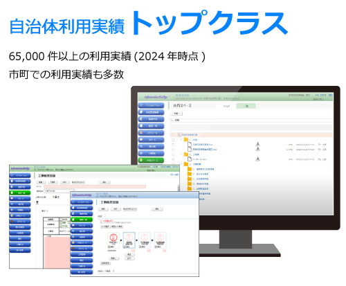 自治体利用実績トップクラス